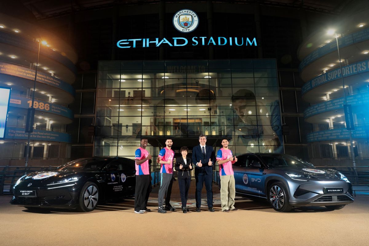 BYD oficjalnym partnerem Manchester City