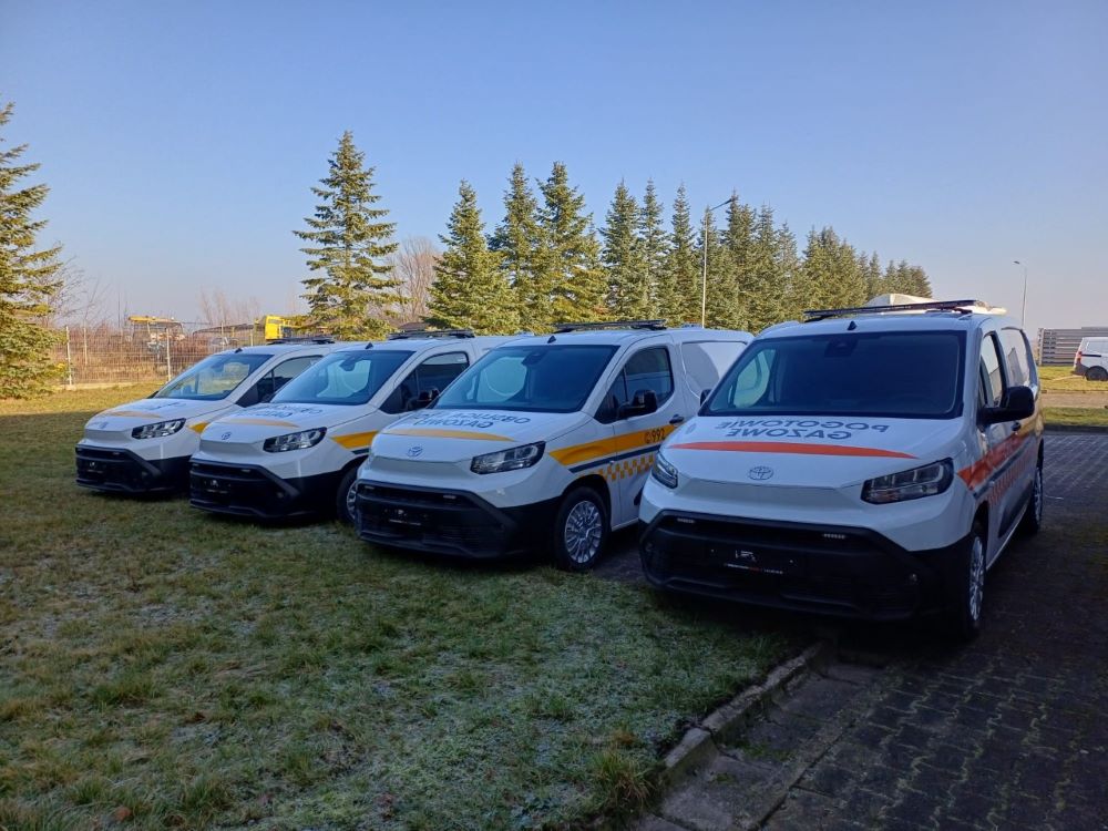 Toyoty Proace City Long dla Polskiej Spółki Gazownictwa